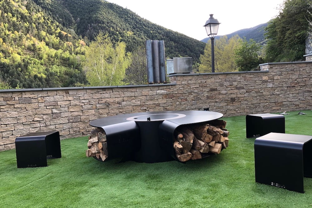 terrazas con barbacoas